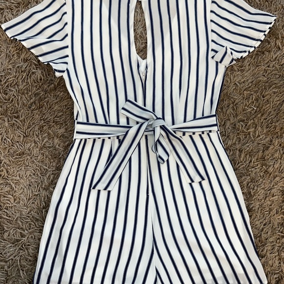 Striped Women’s Romper - Picture 3 of 7